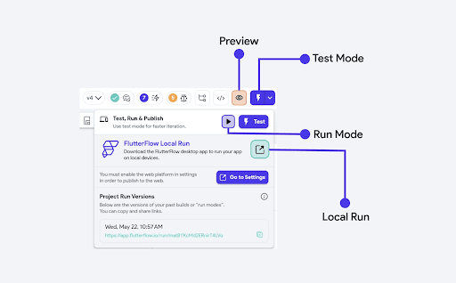 How to test a flutterflow app?